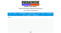 Desktop Screenshot of overachievesportsandspeed.com